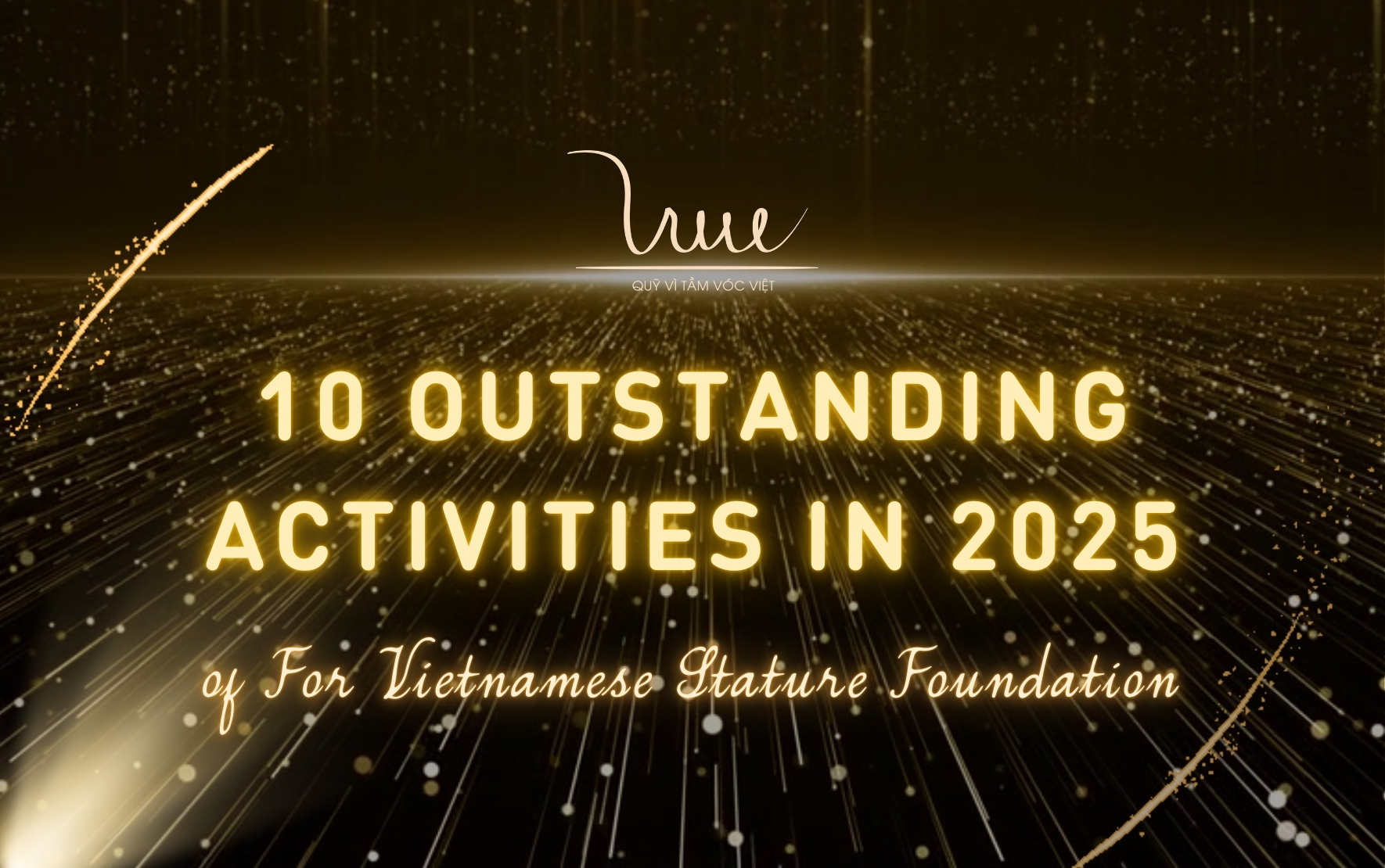 10 outstanding activities of For Vietnamese Stature Foundation in 2025